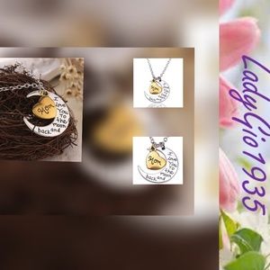 Gold and Silver Dangle Necklace